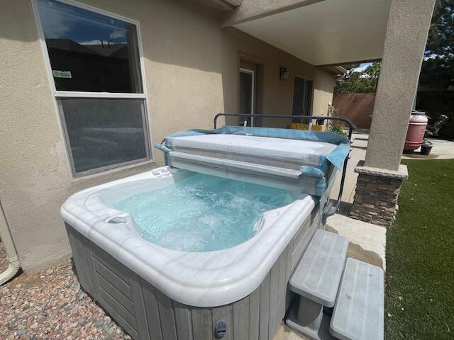 10912 Saltillo St NW, Albuquerque, NM 87114 - view of pool featuring a hot tub