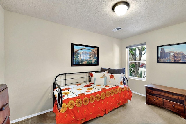 10912 Saltillo St NW, Albuquerque, NM 87114 - carpeted bedroom with a textured ceiling and baseboards