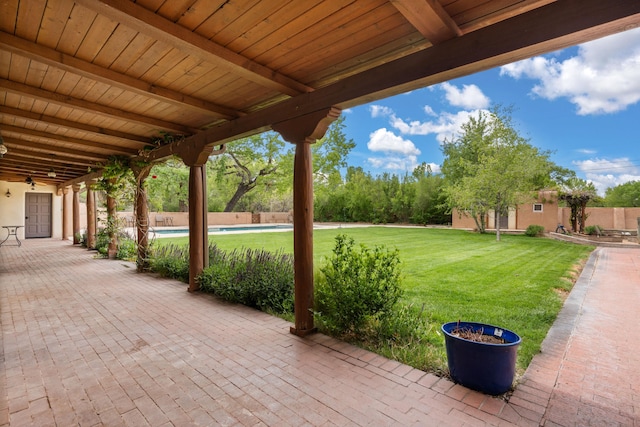384 Chaparral Ln, Corrales, NM 87048 - view of patio