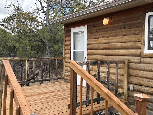 37 Lasso Ln, Pie Town, NM 87827 - view of deck