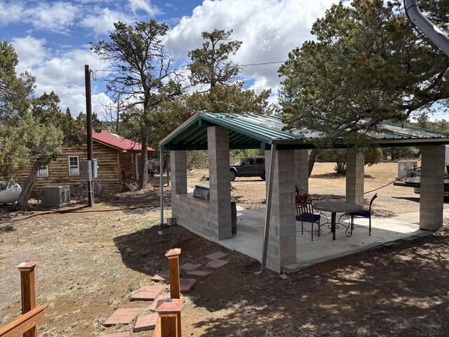 37 Lasso Ln, Pie Town, NM 87827 - view of yard with a gazebo and a patio