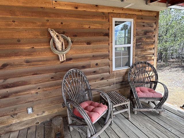 37 Lasso Ln, Pie Town, NM 87827 - view of deck