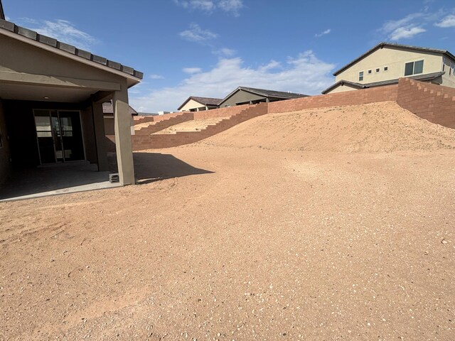3234 Matador St SE, Rio Rancho, NM 87124 - unfurnished living room featuring stairway, wood finished floors, and recessed lighting