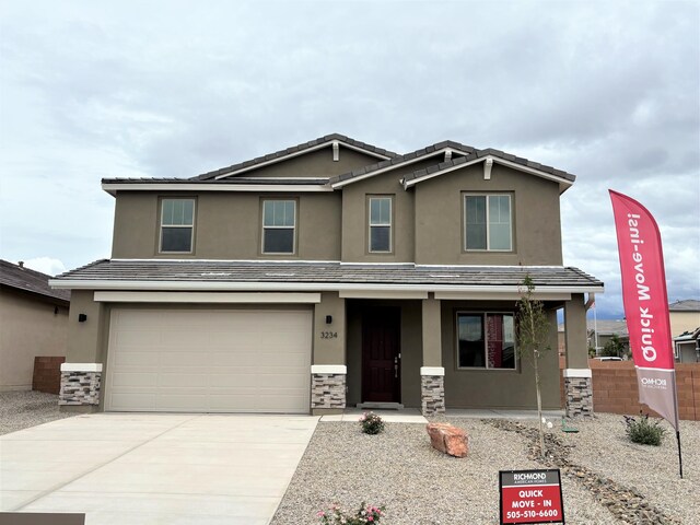3234 Matador St SE, Rio Rancho, NM 87124 - bathroom with double vanity, a walk in closet, and recessed lighting