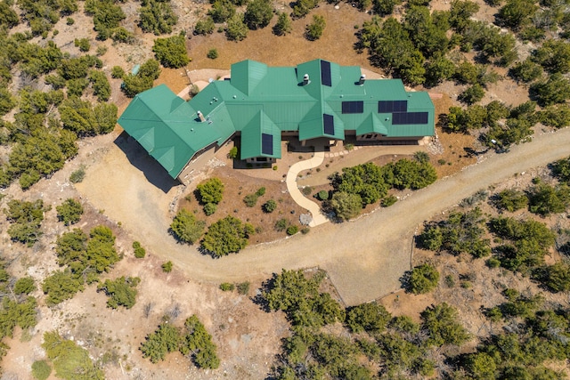 9 Canon Escondido, Sandia Park, NM 87047 - view from above of property with a desert landscape