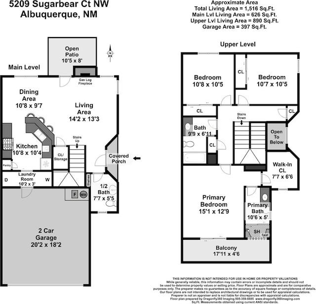5209 Sugarbear Ct, Albuquerque, NM 87120 - property floor plan