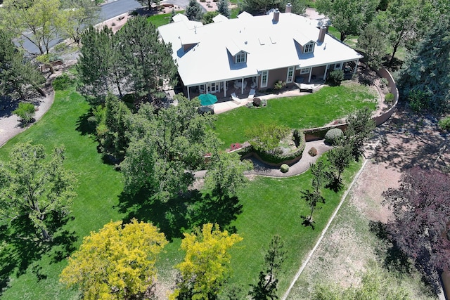 1513 Tinnin Rd NW, Los Ranchos, NM 87107 - view of subject property featuring a tree filled landscape