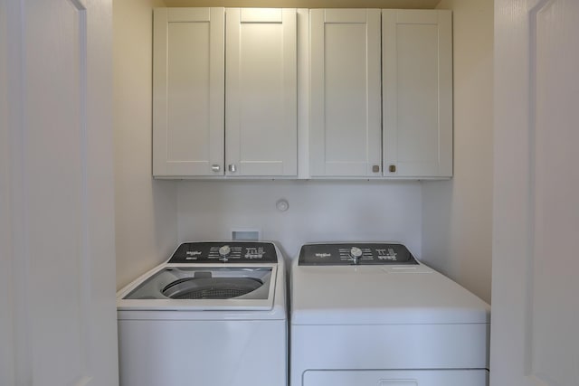2308 Animas Ct NE, Rio Rancho, NM 87144 - washroom featuring independent washer and dryer and cabinet space