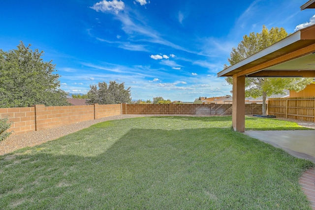 2308 Animas Ct NE, Rio Rancho, NM 87144 - view of yard featuring a patio