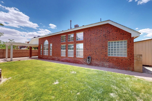 8720 Oakcrest Pl NW, Albuquerque, NM 87114 - rear view of property with brick siding