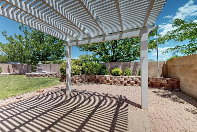 8720 Oakcrest Pl NW, Albuquerque, NM 87114 - view of patio with a pergola