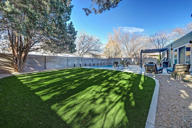 6507 Loftus Ave NE, Albuquerque, NM 87109 - view of yard with a patio