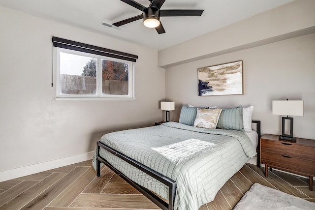 6507 Loftus Ave NE, Albuquerque, NM 87109 - bedroom with baseboards and ceiling fan