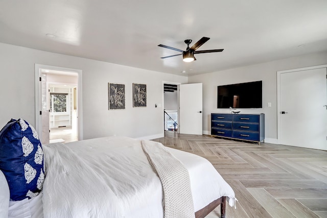 6507 Loftus Ave NE, Albuquerque, NM 87109 - bedroom featuring baseboards and ceiling fan