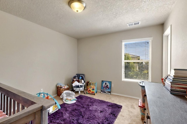3136 Morrissey St SW, Albuquerque, NM 87121 - carpeted bedroom with a textured ceiling and baseboards