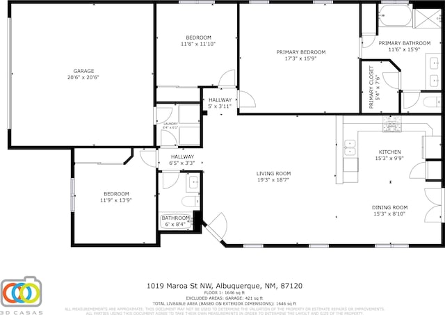 1019 Maroa St NW, Albuquerque, NM 87120 - photo 2