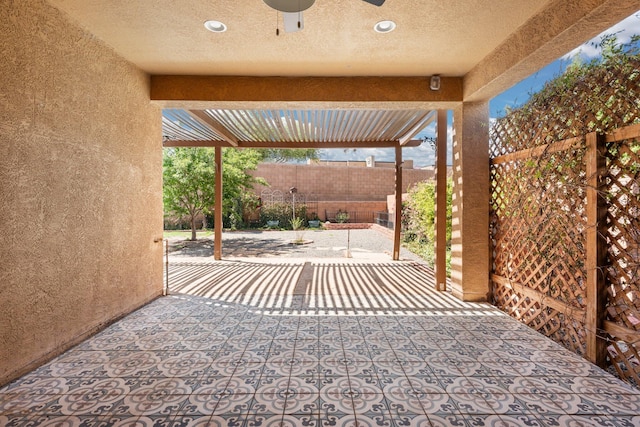 4909 Calle Espana NW, Albuquerque, NM 87120 - view of patio / terrace featuring fence