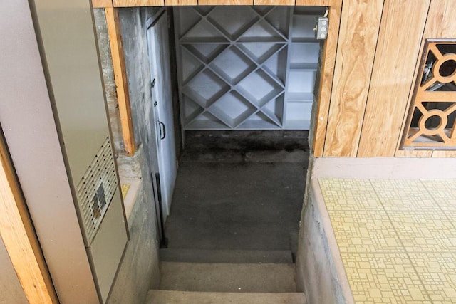 2701 Chapulin Rd SW, Albuquerque, NM 87105 - stairs featuring a heating unit