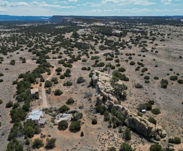 33 Kestrel Rd, Ramah, NM 87321 - aerial view of sparsely populated area featuring a desert landscape