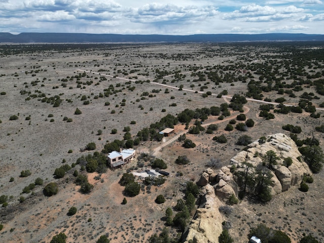 33 Kestrel Rd, Ramah, NM 87321 - view of rural area with a desert landscape and a mountainous background