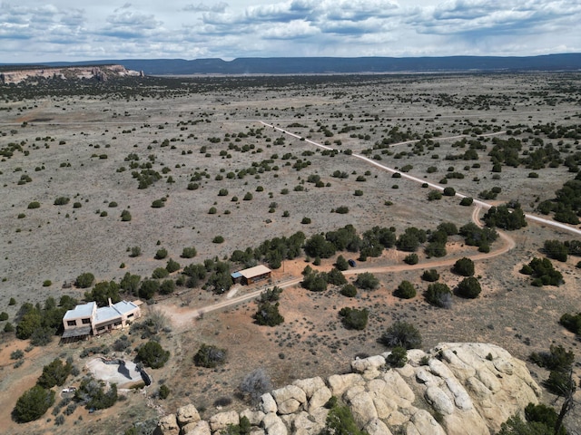 33 Kestrel Rd, Ramah, NM 87321 - overview of rural landscape with a desert landscape and mountains