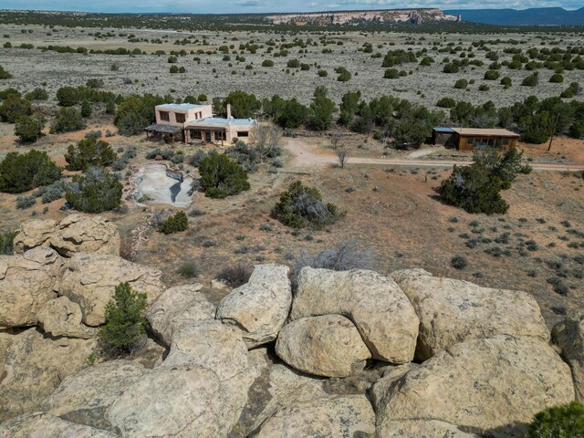33 Kestrel Rd, Ramah, NM 87321 - mountain view featuring a desert landscape and rural landscape