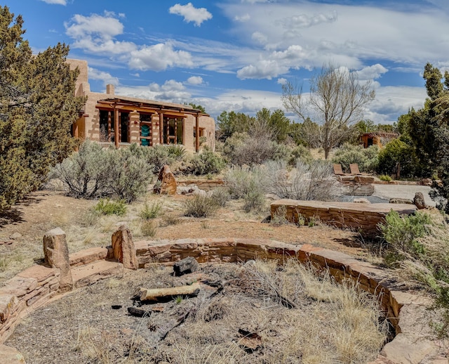33 Kestrel Rd, Ramah, NM 87321 - view of yard