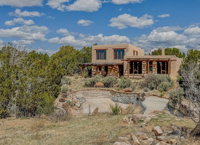 33 Kestrel Rd, Ramah, NM 87321 - view of back of property