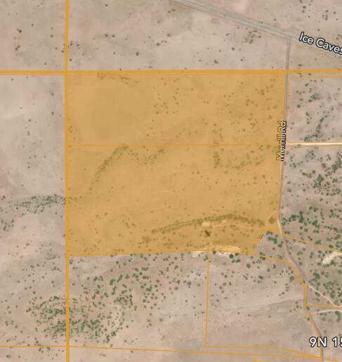 33 Kestrel Rd, Ramah, NM 87321 - map / location with property boundaries highlighted