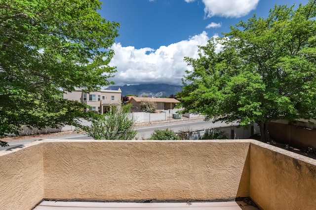 7416 Don Tomas Ln NE, Albuquerque, NM 87109 - balcony with a mountain view