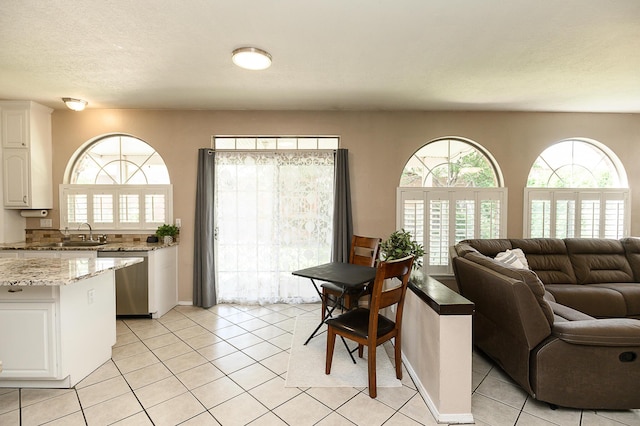 9301 Holm Bursun Dr NW, Albuquerque, NM 87114 - living area featuring plenty of natural light and light tile patterned flooring