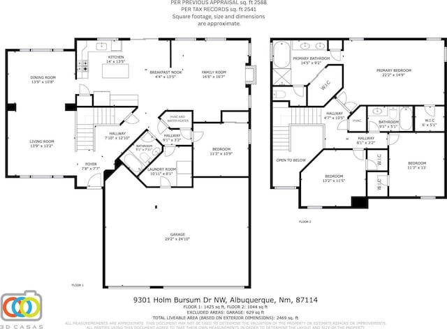 9301 Holm Bursun Dr NW, Albuquerque, NM 87114 - view of floor plan / room layout