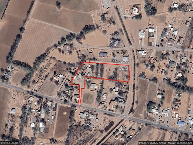 2327 Pajarito Rd SW, Albuquerque, NM 87105 - map / location featuring property boundaries highlighted
