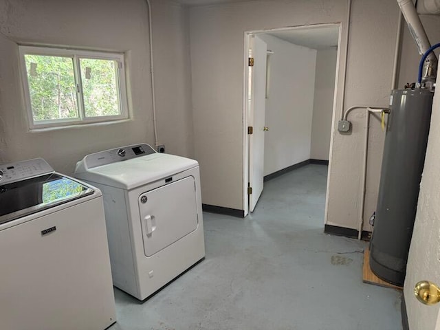 2327 Pajarito Rd SW, Albuquerque, NM 87105 - washroom with separate washer and dryer and gas water heater