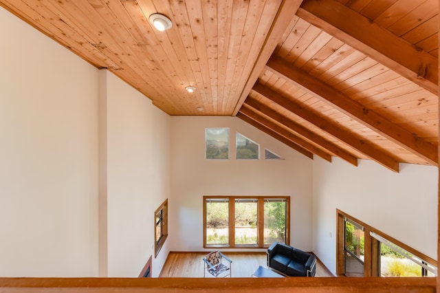 3121 Grande Vista Pl NW, Albuquerque, NM 87120 - living room featuring wood ceiling, wood finished floors, and recessed lighting