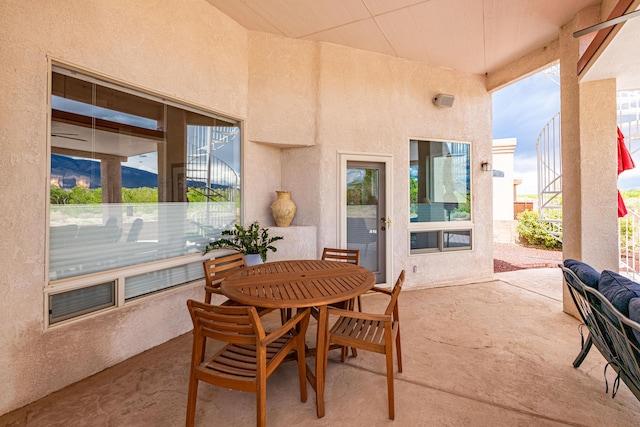2392 Manzano Loop NE, Rio Rancho, NM 87144 - view of patio / terrace featuring outdoor dining space