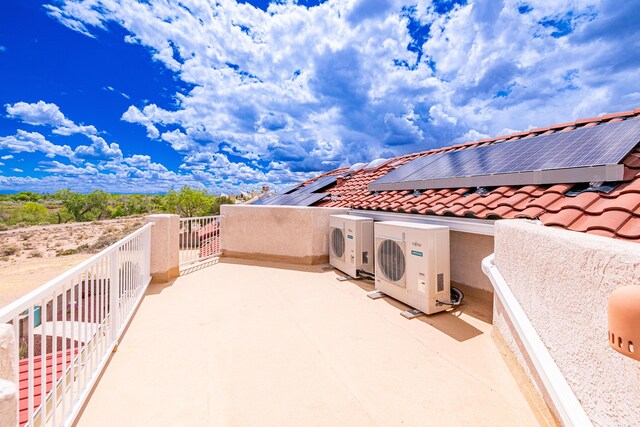 2392 Manzano Loop NE, Rio Rancho, NM 87144 - view of patio featuring ac unit
