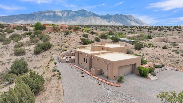 59 Sky Mountain Rd, Placitas, NM 87043 - view of mountain backdrop featuring a desert landscape