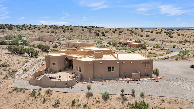 59 Sky Mountain Rd, Placitas, NM 87043 - overview of rural landscape with a desert landscape