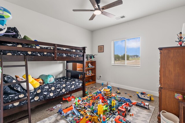 3 Bartram Ct, Sandia Park, NM 87047 - bedroom with baseboards and a ceiling fan
