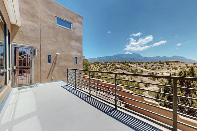 52 Tejon Canon Rd, Placitas, NM 87043 - balcony with a mountain view