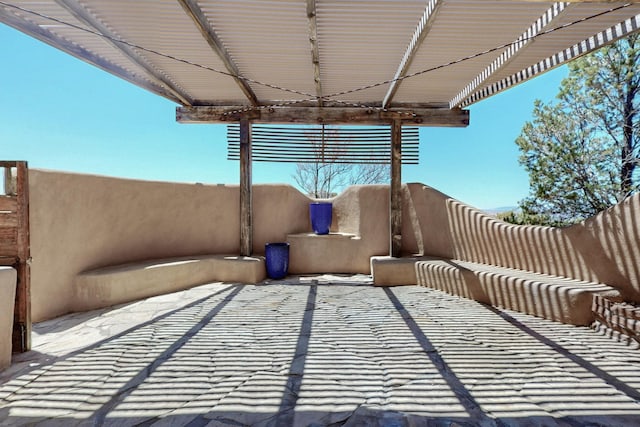 52 Tejon Canon Rd, Placitas, NM 87043 - view of patio