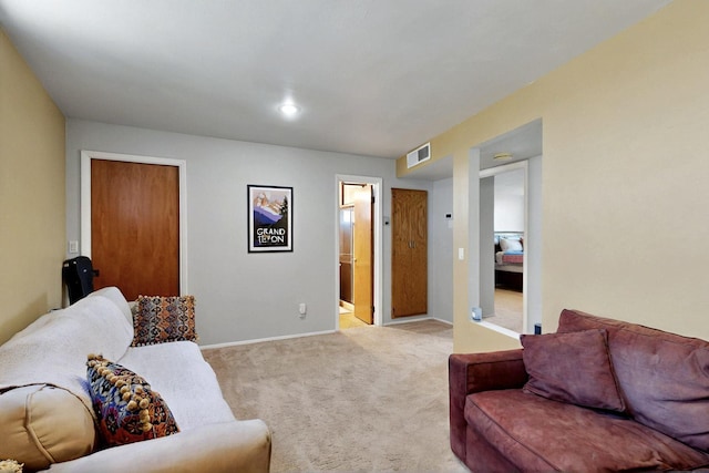 52 Tejon Canon Rd, Placitas, NM 87043 - living room with light colored carpet and baseboards