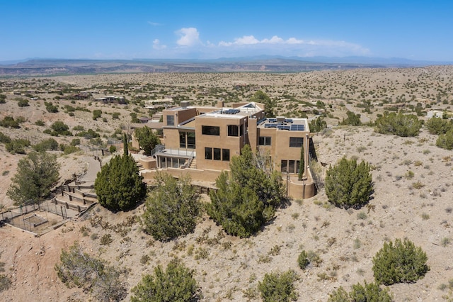 52 Tejon Canon Rd, Placitas, NM 87043 - view of rural area featuring a desert landscape and mountains