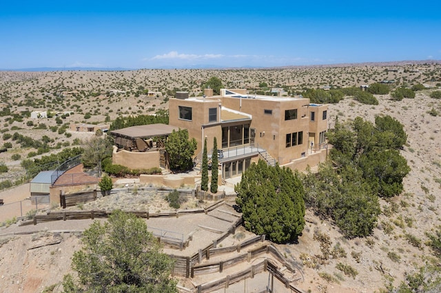 52 Tejon Canon Rd, Placitas, NM 87043 - view of rural area with a desert landscape