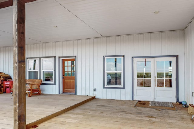 420 Bassett Blvd, Edgewood, NM 87015 - wooden deck with french doors