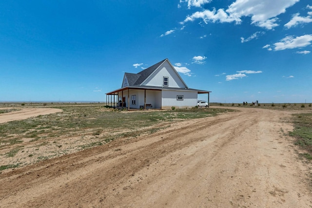 420 Bassett Blvd, Edgewood, NM 87015 - view of side of home featuring dirt driveway