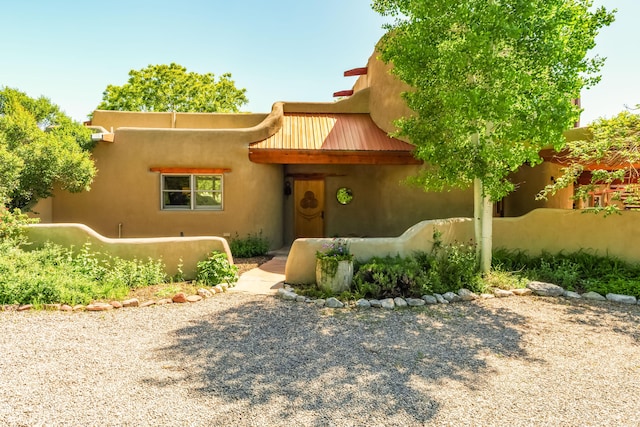 59 Perdiz Canyon Rd, Placitas, NM 87043 - adobe home featuring stucco siding