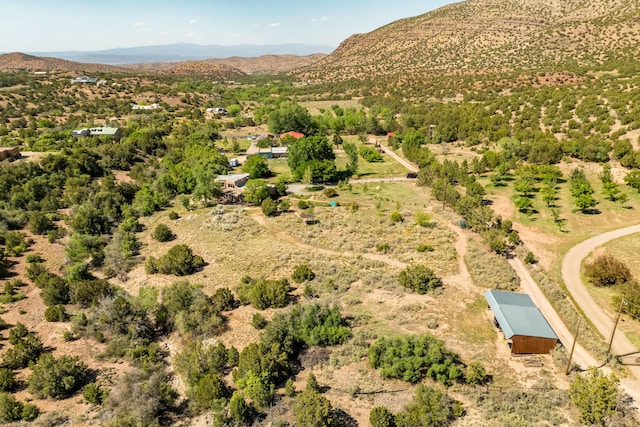 59 Perdiz Canyon Rd, Placitas, NM 87043 - bird's eye view of a mountain backdrop