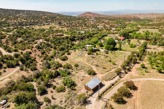 59 Perdiz Canyon Rd, Placitas, NM 87043 - aerial view of mountains